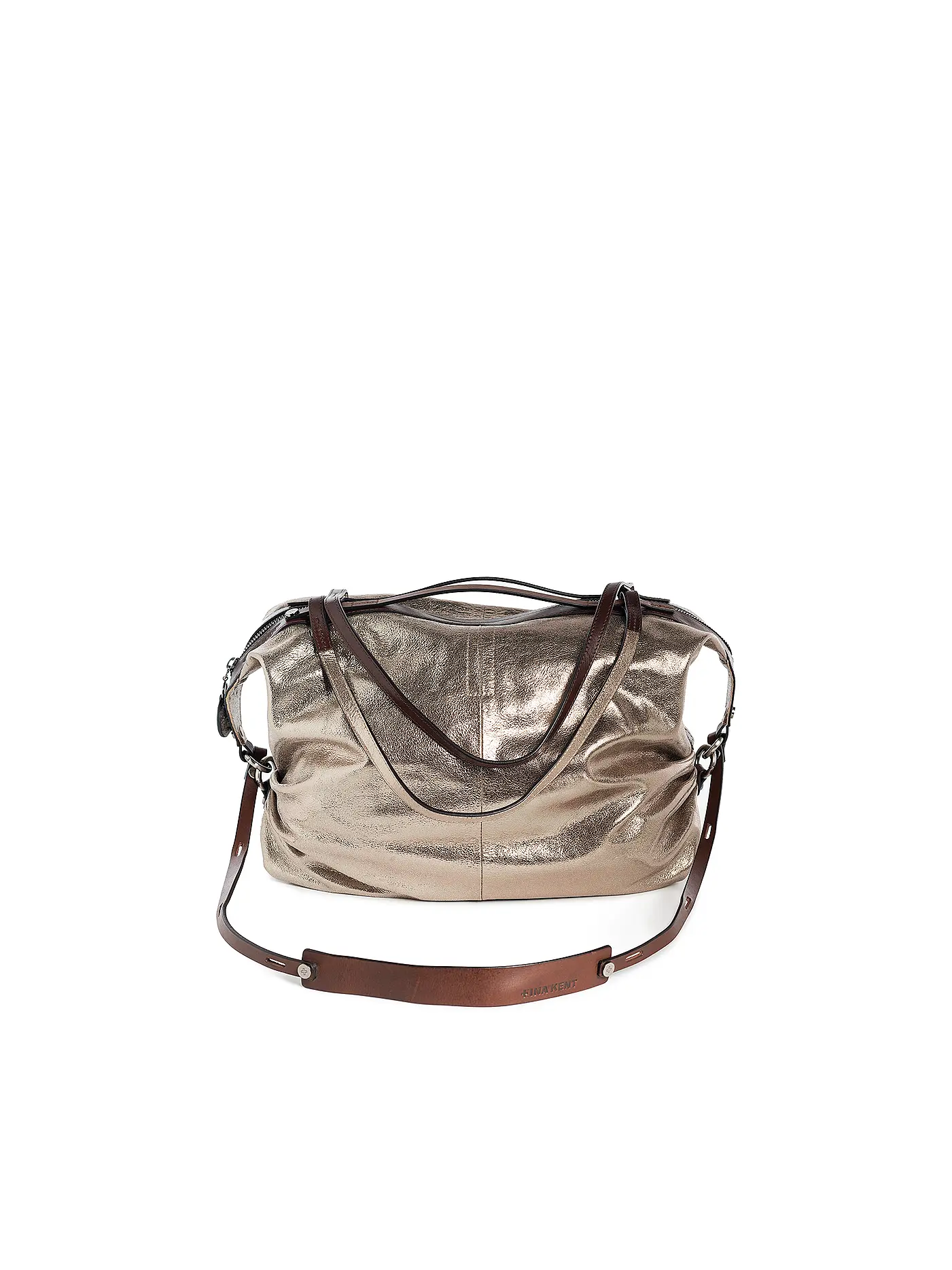 INA KENT | Ledertasche - Henkeltasche DELA EDEN ED. 1 | gold